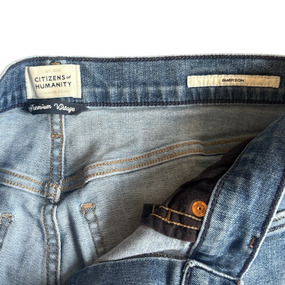 Citizens Of Humanity Light Blue Straight Jeans - Picture 3 of 7